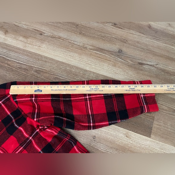 Charter Club Plaid Shirt Red and Black Jacket Shacket Size Medium - Picture 14 of 14